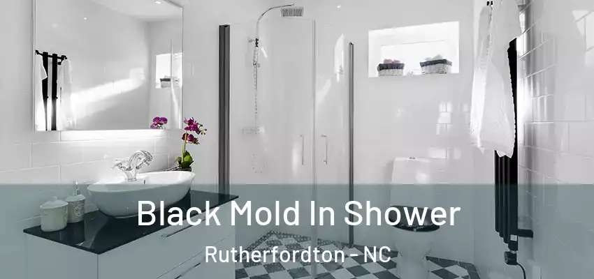 Black Mold In Shower Rutherfordton - NC